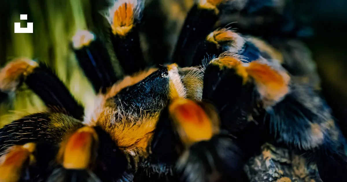21714 yellow and black tarantula conservation