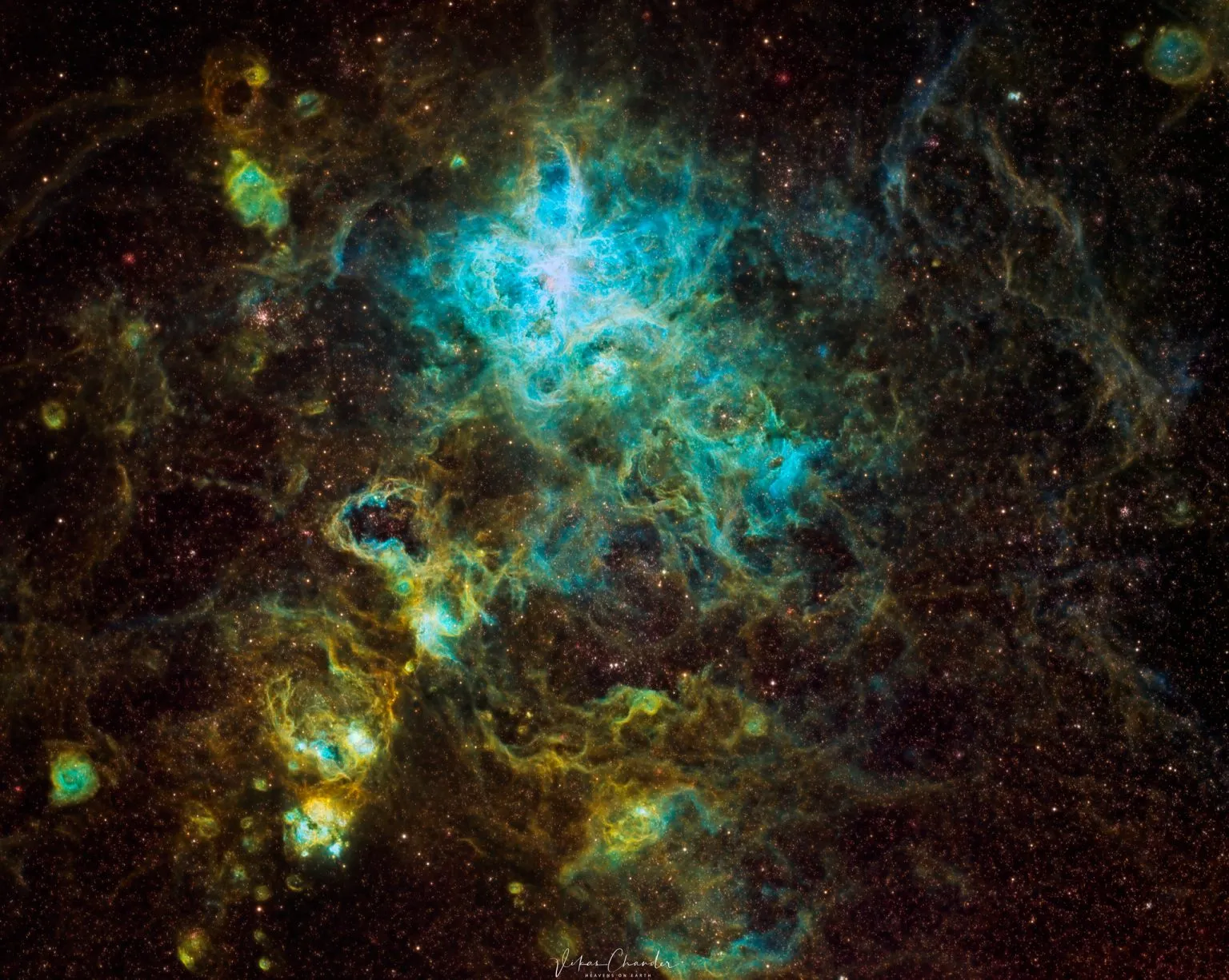 21733 tarantula nebula massive stars