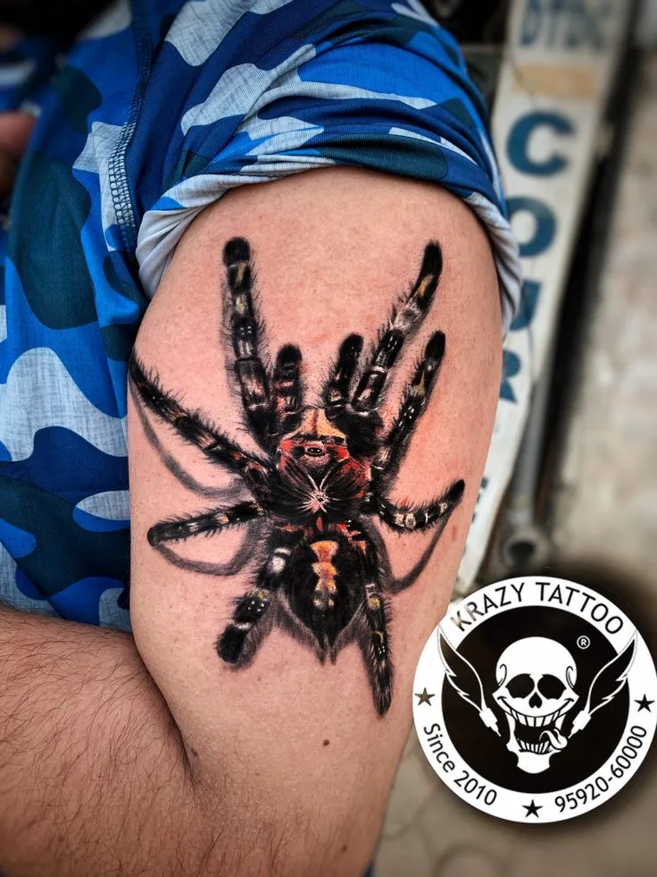 21782 3d tarantula tattoo 1