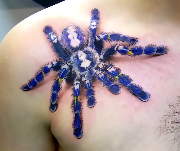 21782 3d tarantula tattoo 3